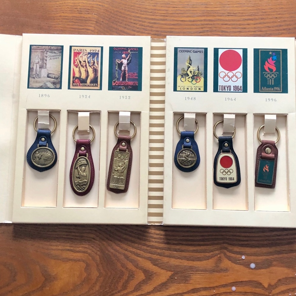 Vintage Coach Olympic Key Fob Collection